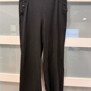 Talbots Black Straight-Leg Trousers